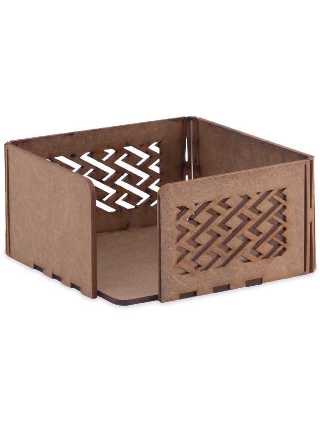 Hardboard coaster rack