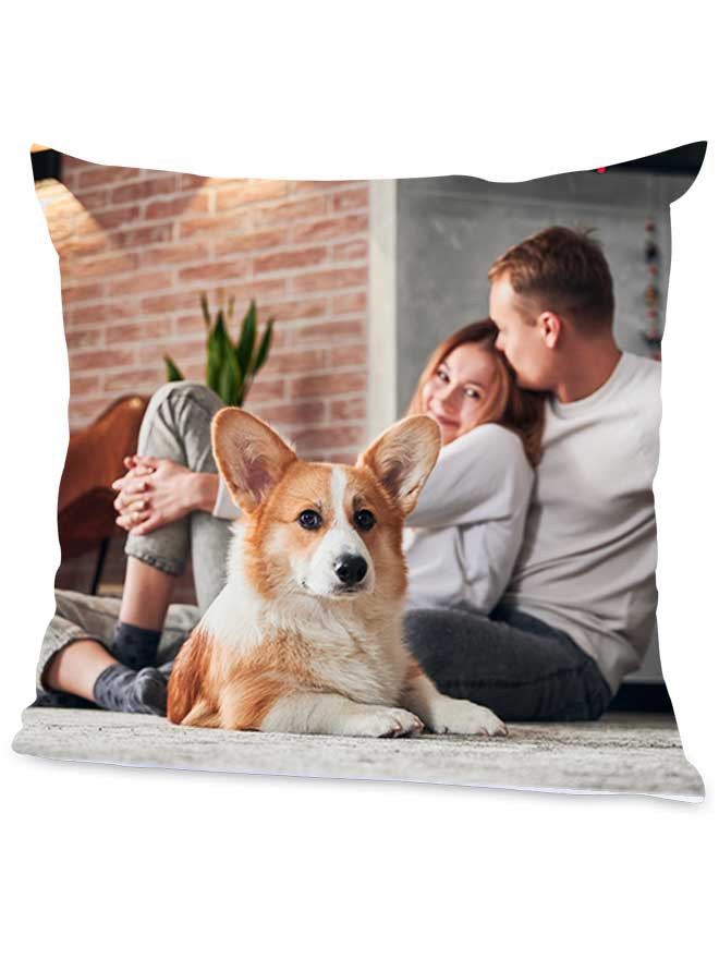Custom printed canvas cushion