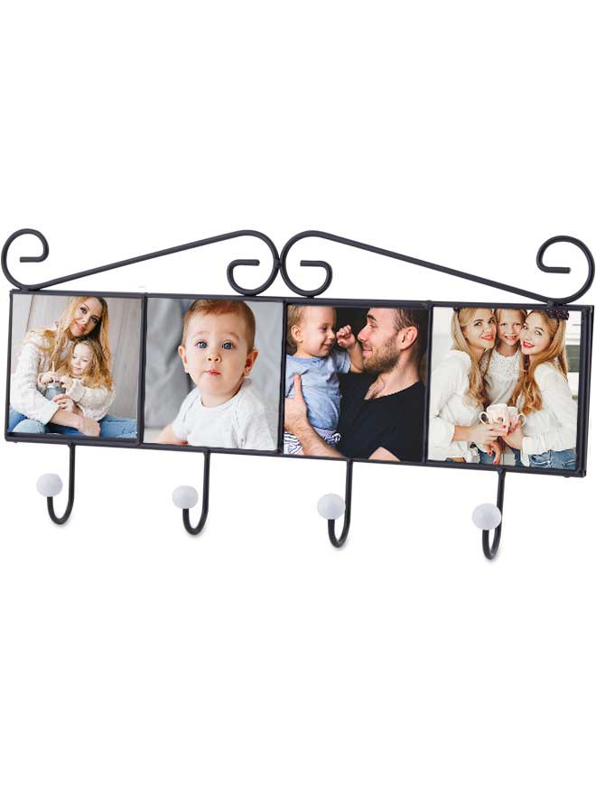 Custom printed metal coat rack