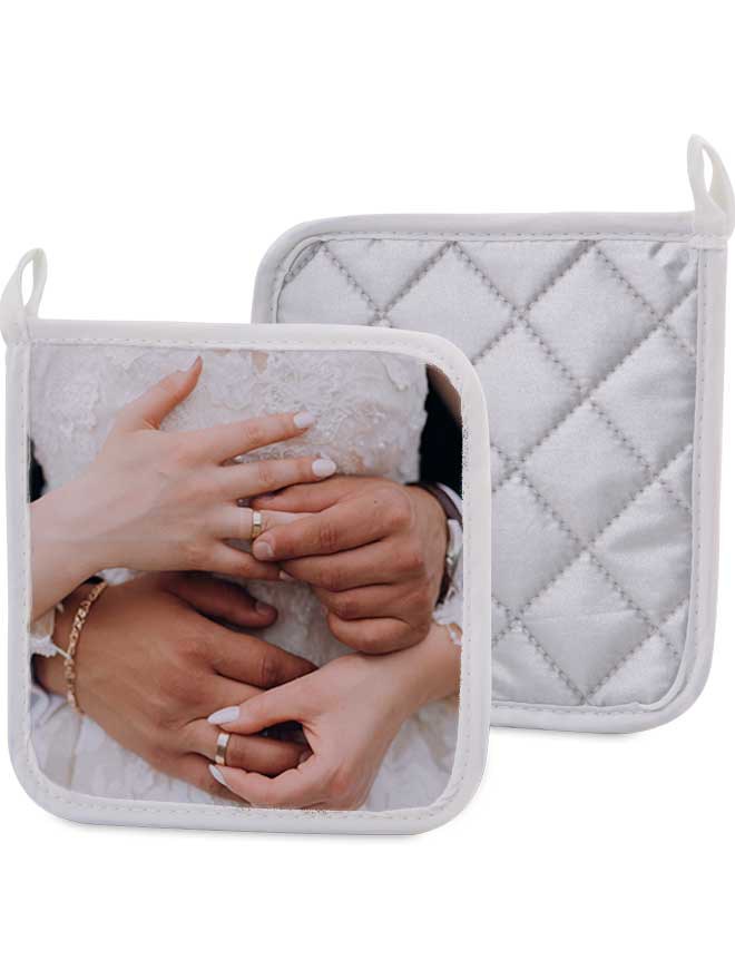 Custom printed oven pot holder