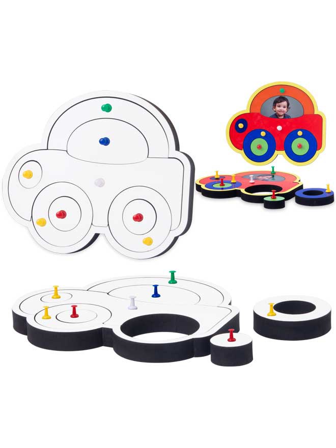 Custom printed car puzzle