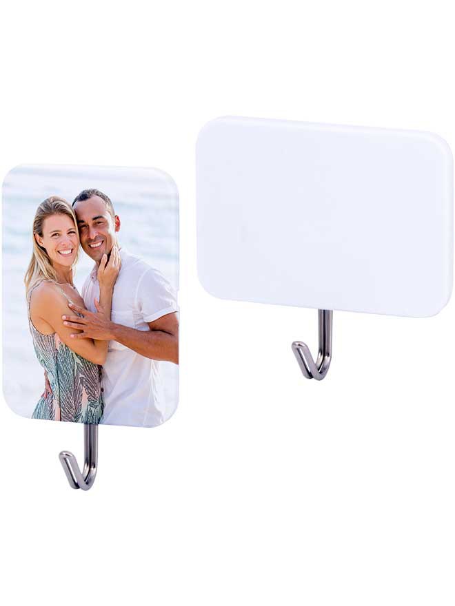 Custom printed wall hook rectangle